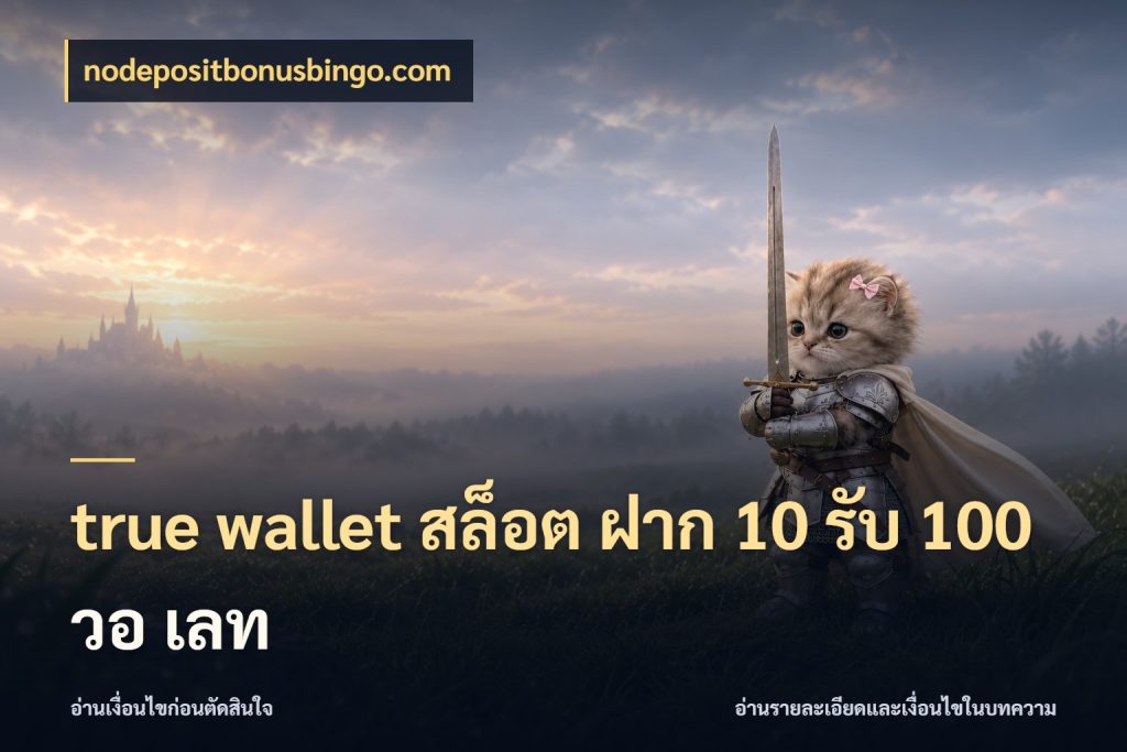 true wallet สล็อต ฝาก 10 รับ 100 วอ เลท เปิดมุมโปรให้เข้ากับเกมแนวโปรด สไตล์ nodepositbonusbingo.com