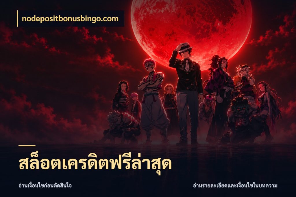 สล็อตเครดิตฟรีล่าสุด nodepositbonusbingo.com เลือกสไตล์ความสนุกจากรูปแบบเครดิต
