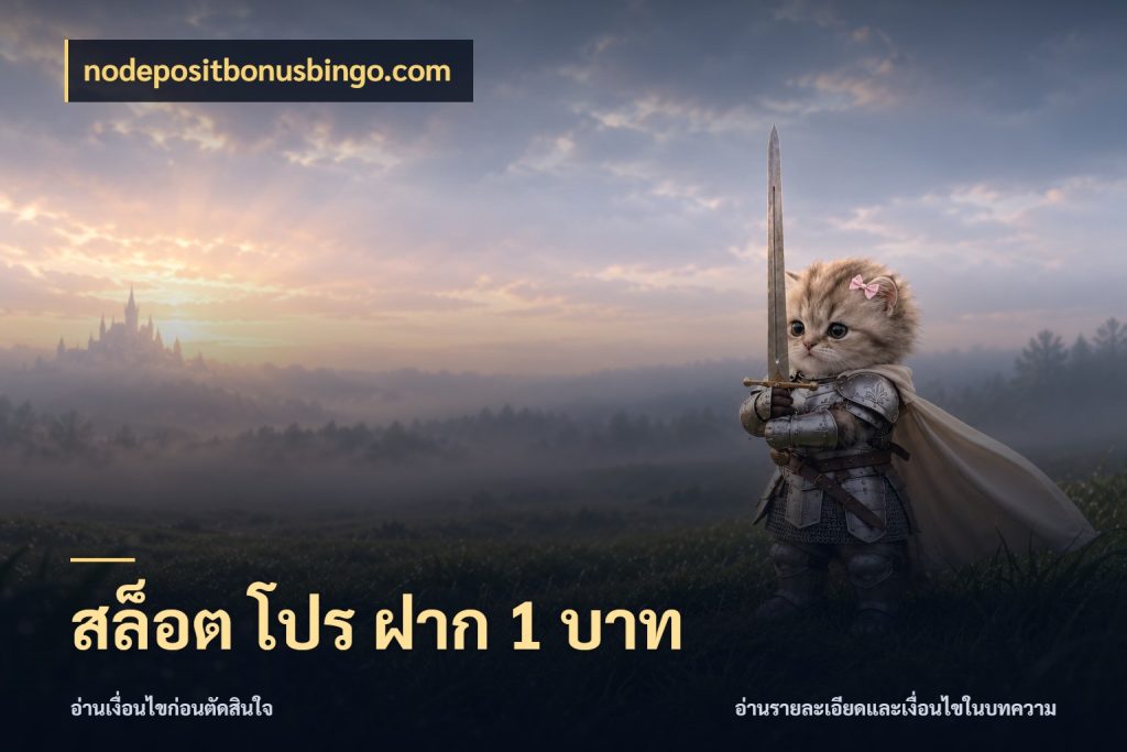 สล็อต โปร ฝาก 1 บาท สายทุนน้อยเลือกความสนุกให้พอดี ในมุม nodepositbonusbingo.com