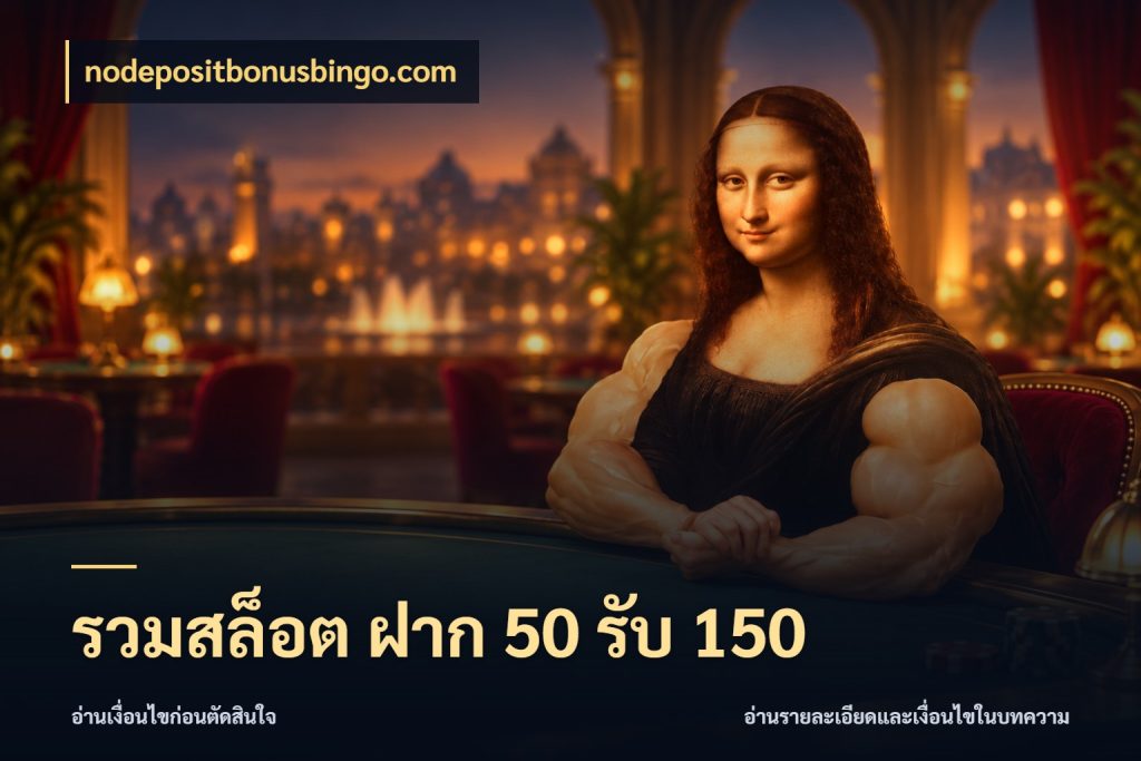 รวมสล็อต ฝาก 50 รับ 150 สายโบนัสเลือกจังหวะสนุกได้อย่างไร กับ nodepositbonusbingo.com