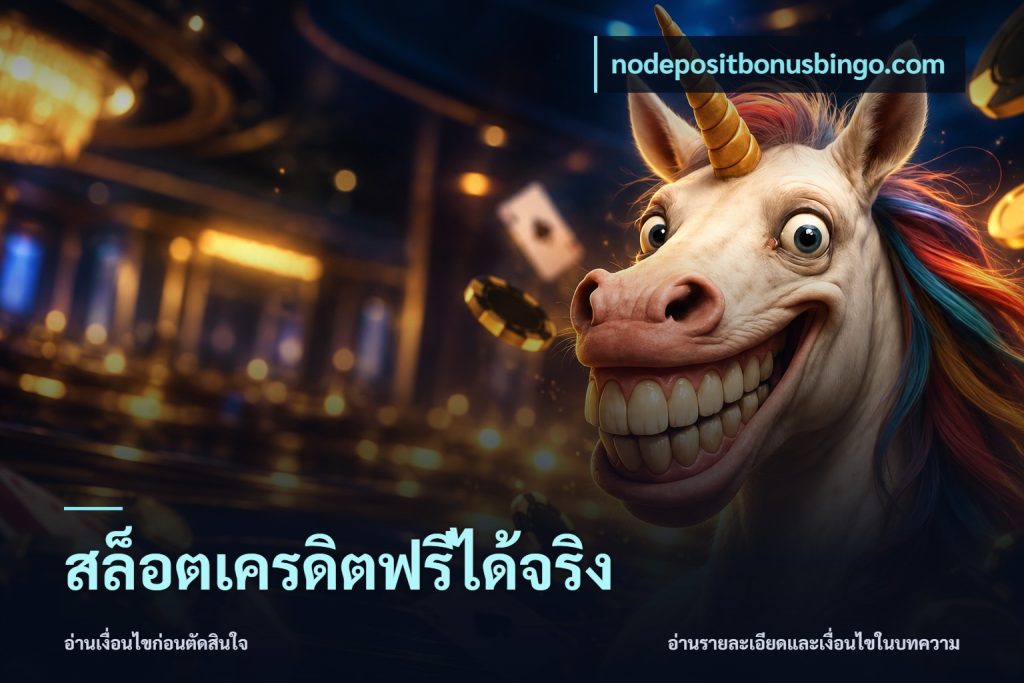 สล็อตเครดิตฟรีได้จริง