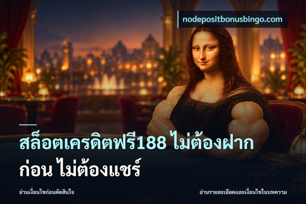 สล็อตเครดิตฟรี188 ไม่ต้องฝาก ก่อน ไม่ต้องแชร์
