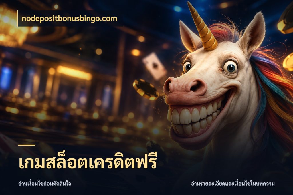 เกมสล็อตเครดิตฟรี เปิดประเด็นเครดิตฟรีสำหรับคนชอบลุ้น ในมุม nodepositbonusbingo.com