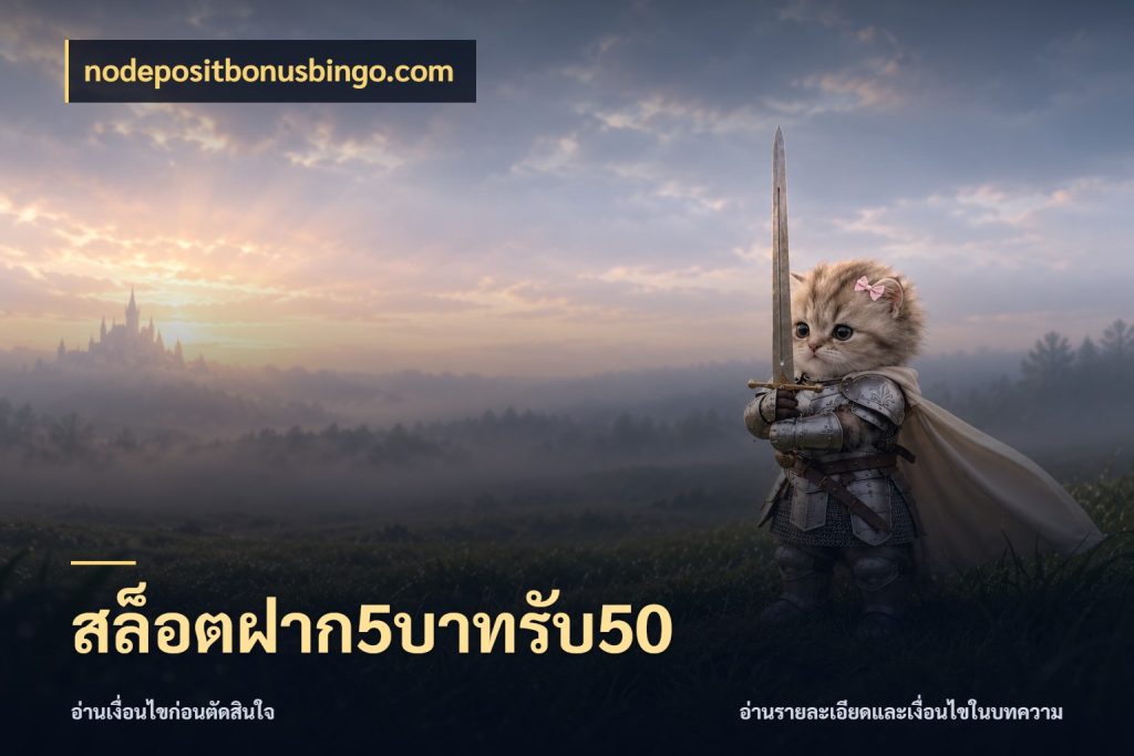 สล็อตฝาก5บาทรับ50 สนุกกับตัวเลือกโปรในสไตล์ของคุณ กับ nodepositbonusbingo.com