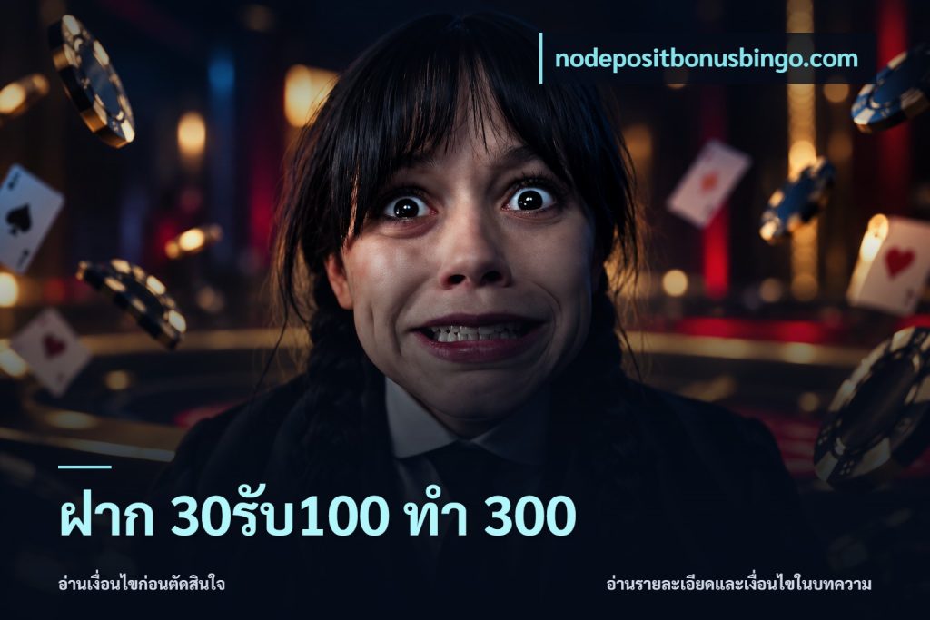 ฝาก 30รับ100 ทำ 300