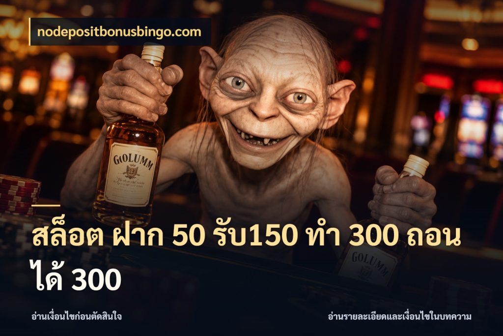 สล็อต ฝาก 50 รับ150 ทํา 300 ถอนได้ 300 nodepositbonusbingo.com รูปแบบโบนัสกับสิทธิ์ของสายเกม