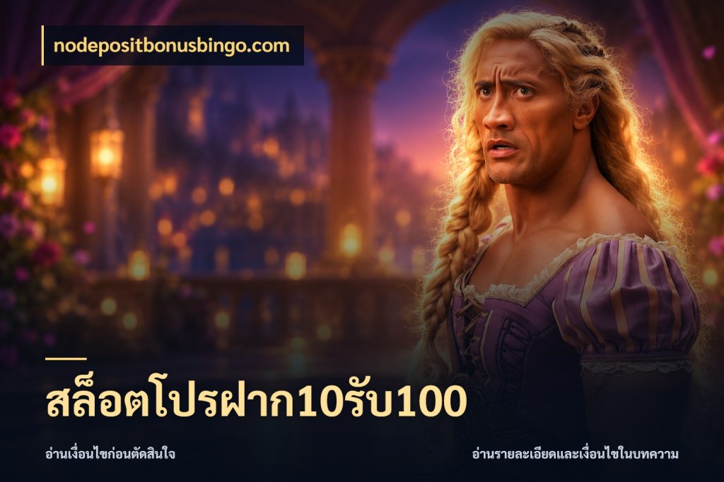 สล็อตโปรฝาก10รับ100 สีสันของโปรฝากและยอดรับ กับ nodepositbonusbingo.com