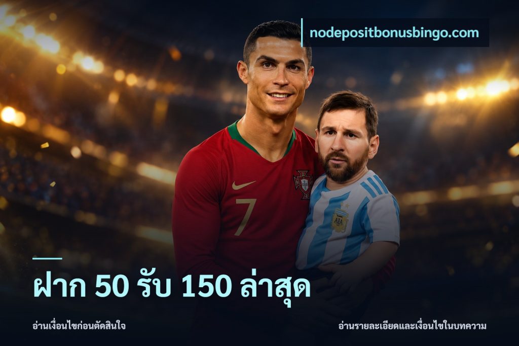 ฝาก 50 รับ 150 ล่าสุด