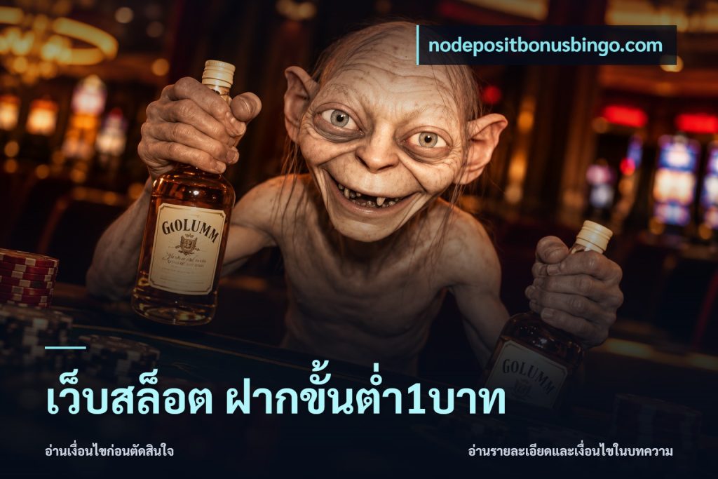 เว็บสล็อต ฝากขั้นต่ำ1บาท