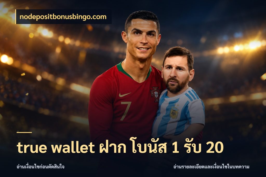 true wallet ฝาก โบนัส 1 รับ 20 จับคู่โบนัสกับสไตล์เกมที่ชอบ กับ nodepositbonusbingo.com