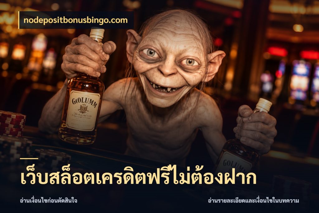 เว็บสล็อตเครดิตฟรีไม่ต้องฝาก เครดิตฟรีในมุมที่สายโบนัสสนใจ สไตล์ nodepositbonusbingo.com