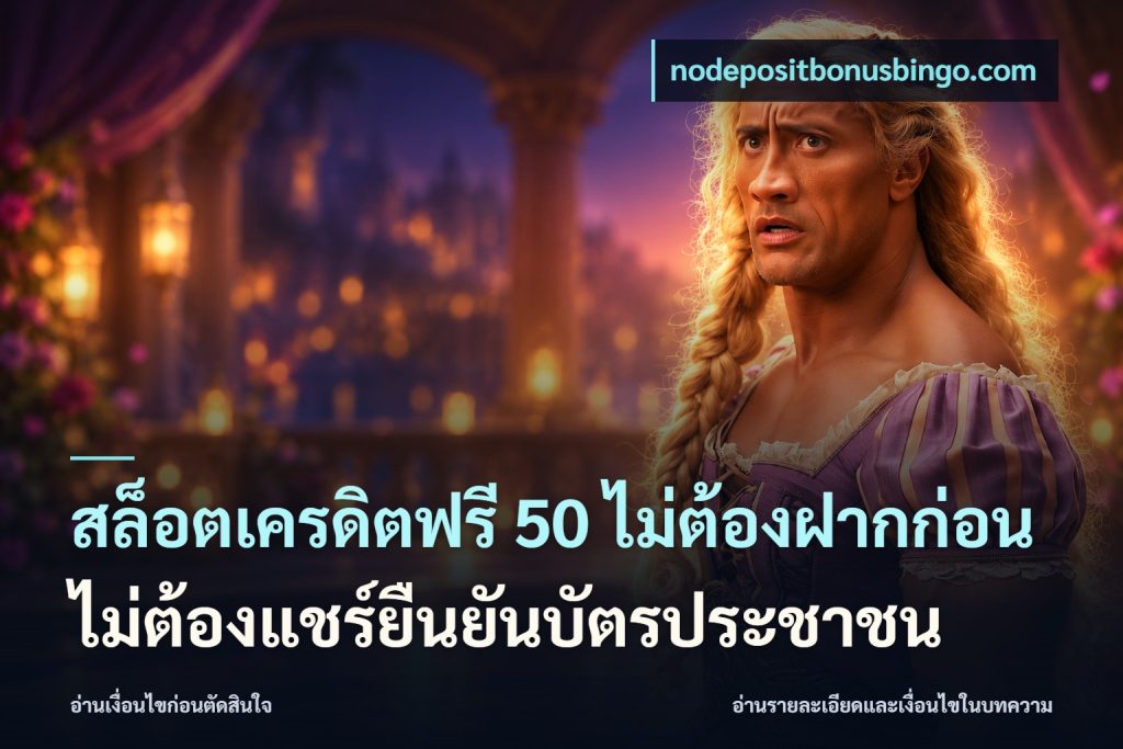 สล็อตเครดิตฟรี 50 ไม่ต้องฝากก่อนไม่ต้องแชร์ยืนยันบัตรประชาชน