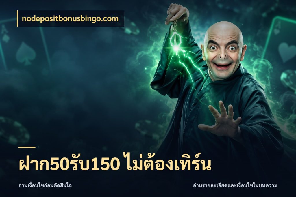 ฝาก50รับ150 ไม่ต้องเทิร์น nodepositbonusbingo.com สีสันของโปรฝากและยอดรับ