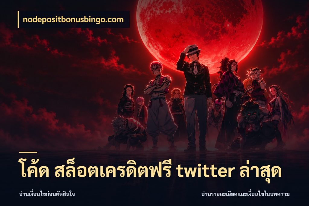 โค้ด สล็อตเครดิตฟรี twitter ล่าสุด เปิดประเด็นเครดิตฟรีสำหรับคนชอบลุ้น สไตล์ nodepositbonusbingo.com