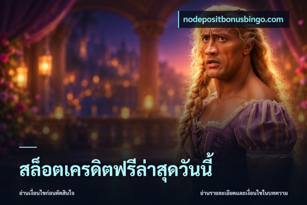 สล็อตเครดิตฟรีล่าสุดวันนี้