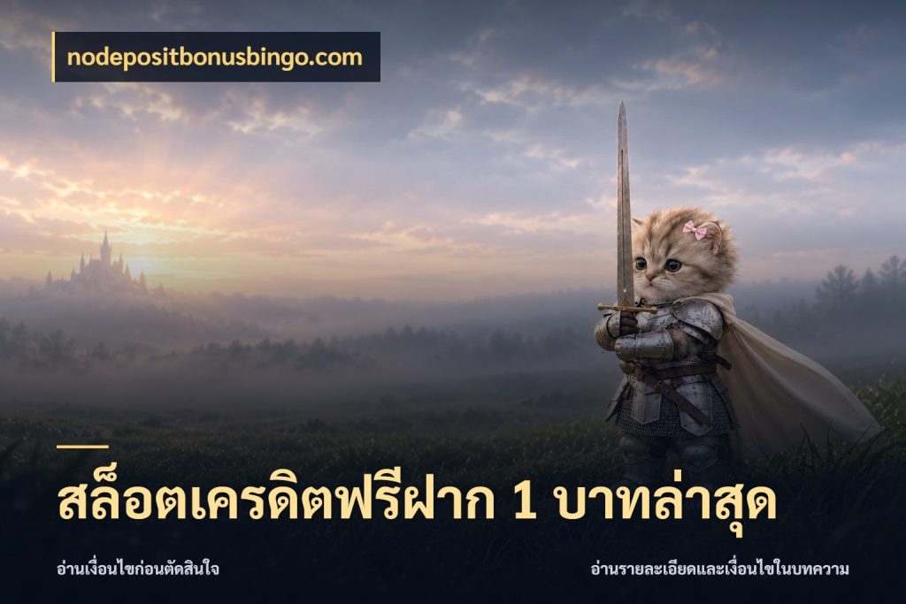 สล็อตเครดิตฟรีฝาก 1 บาทล่าสุด เปิดประเด็นเครดิตฟรีสำหรับคนชอบลุ้น ในมุม nodepositbonusbingo.com