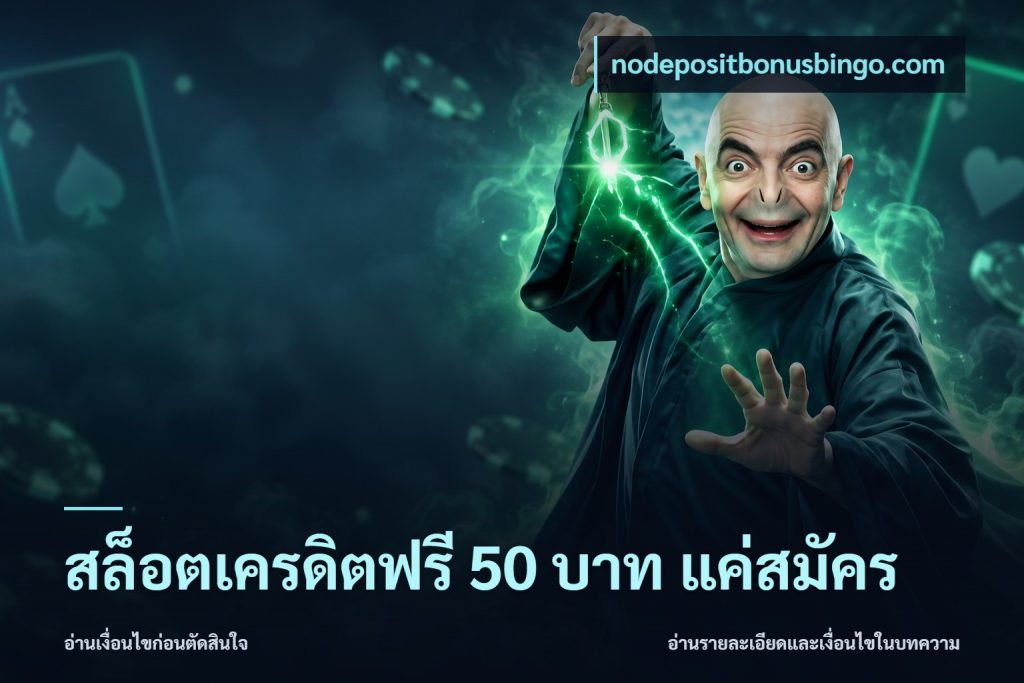 สล็อตเครดิตฟรี 50 บาท แค่สมัคร