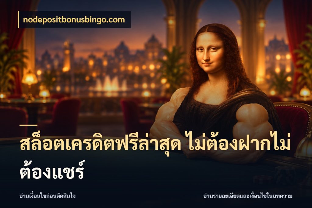 สล็อตเครดิตฟรีล่าสุด ไม่ต้องฝากไม่ต้องแชร์ สายโบนัสเลือกมุมเครดิตให้ตรงสไตล์ สไตล์ nodepositbonusbingo.com