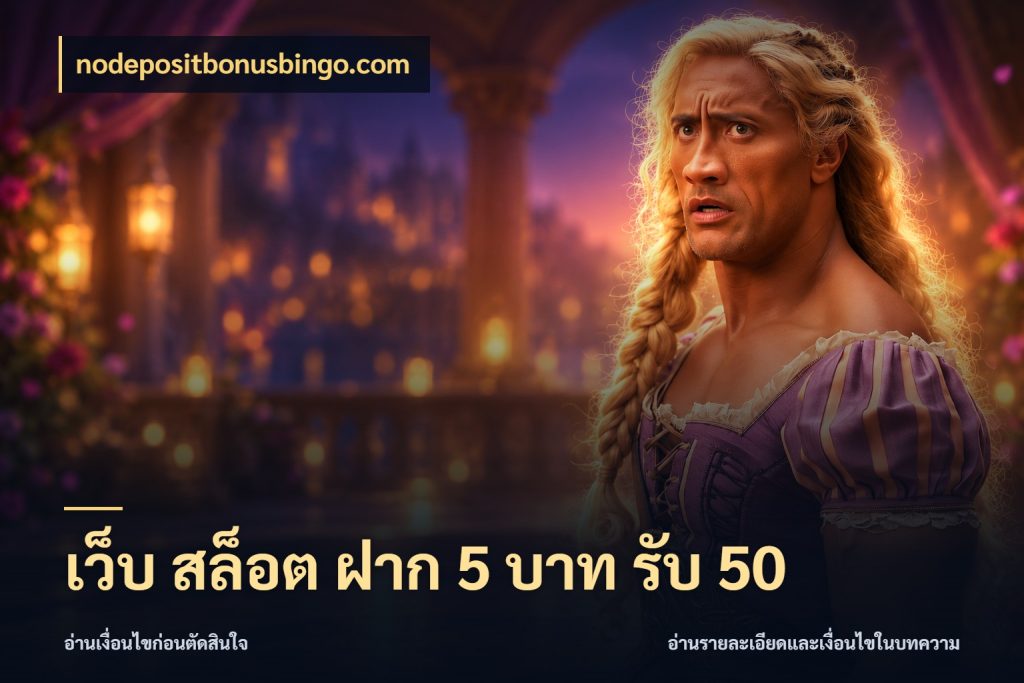 เว็บ สล็อต ฝาก 5 บาท รับ 50 โปรกับเกมที่ชอบเลือกให้ตรงสไตล์ กับ nodepositbonusbingo.com