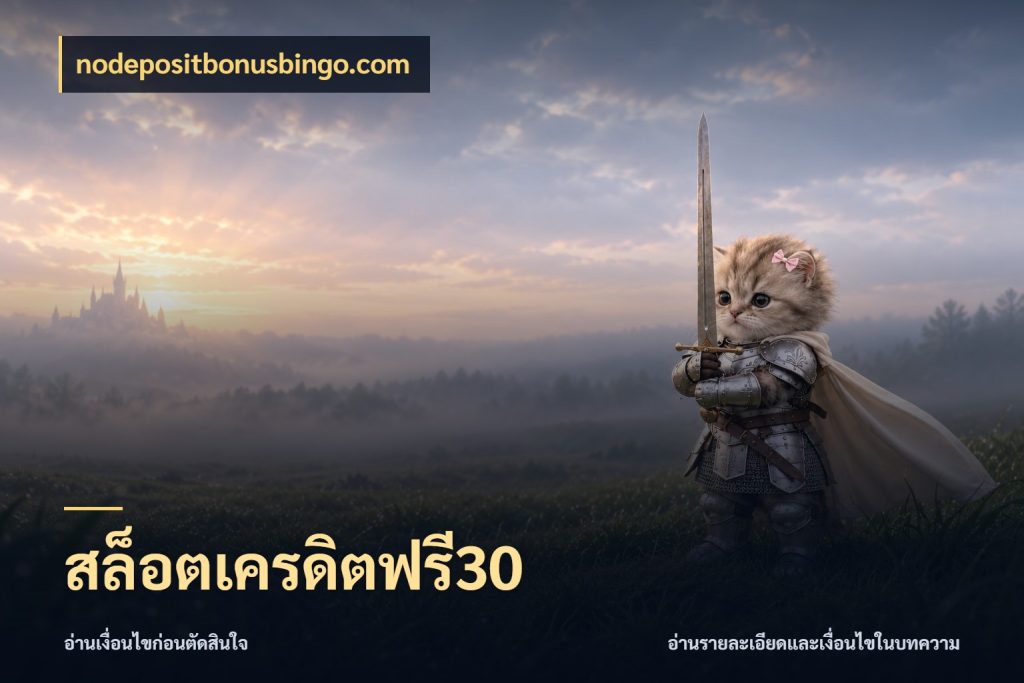 สล็อตเครดิตฟรี30 สีสันของเครดิตฟรีและเกมแนวที่ชอบ ในมุม nodepositbonusbingo.com