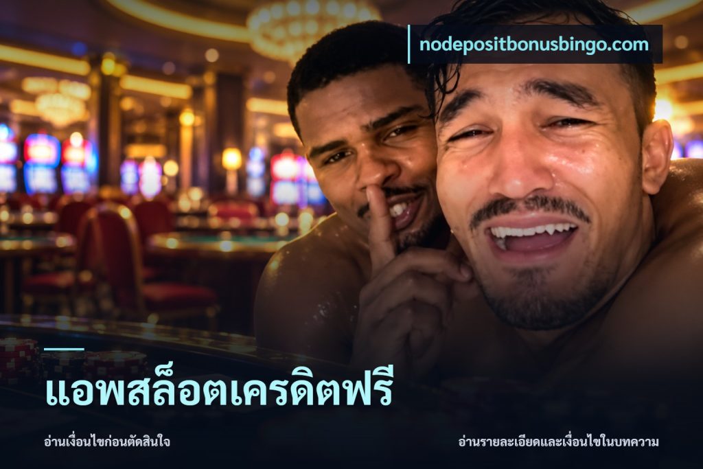 แอพสล็อตเครดิตฟรี
