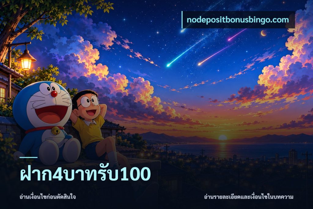 ฝาก4บาทรับ100
