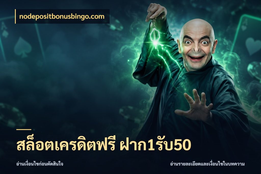 สล็อตเครดิตฟรี ฝาก1รับ50 nodepositbonusbingo.com จับประเด็นยอดรับก่อนเลือกความสนุก
