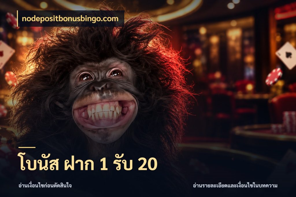 โบนัส ฝาก 1 รับ 20 จุดเด่นของเครดิตที่คนชอบเกมอยากรู้ กับ nodepositbonusbingo.com