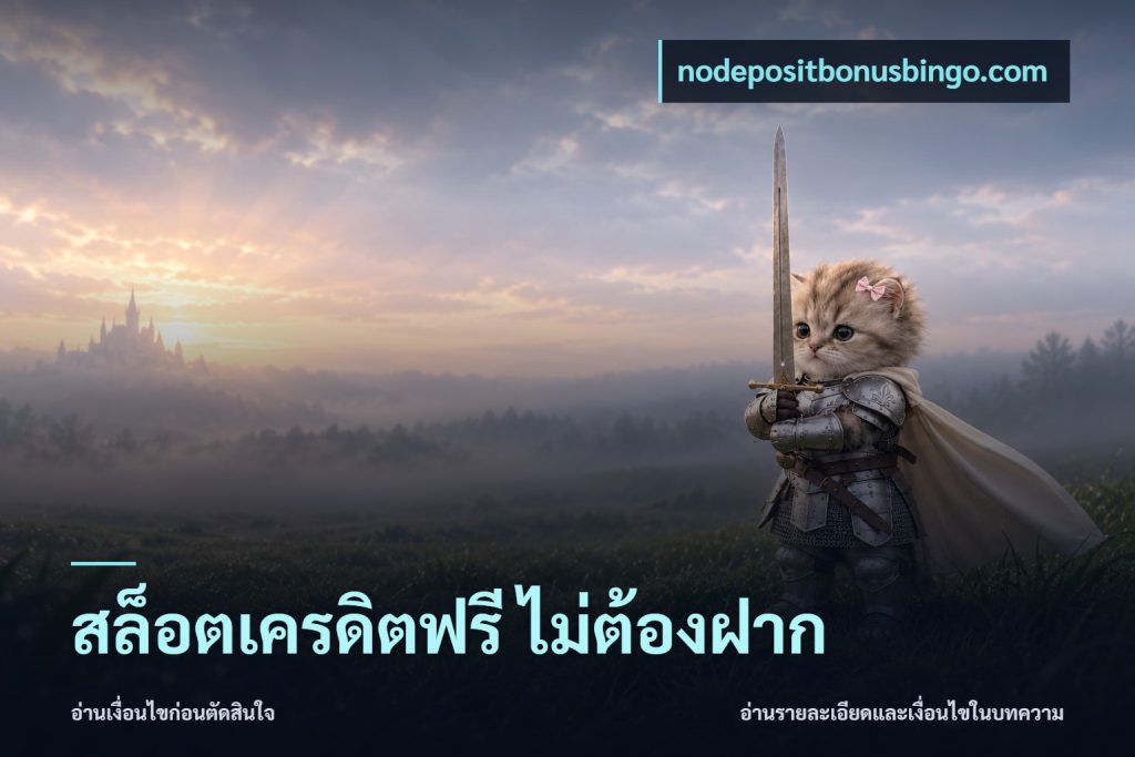 สล็อตเครดิตฟรี ไม่ต้องฝาก