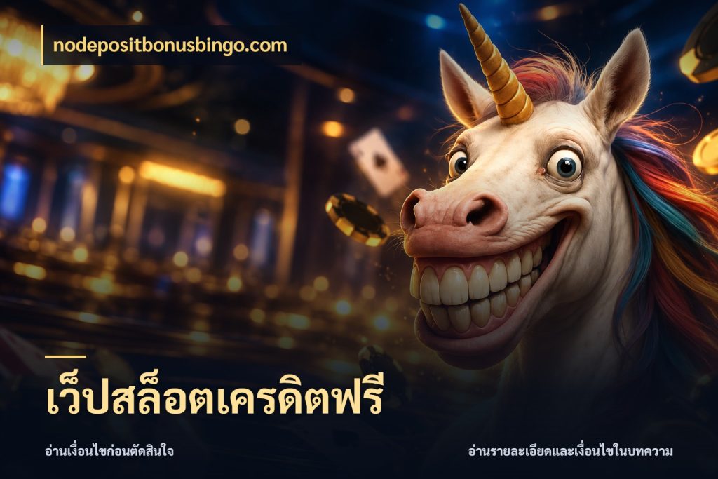 เว็ปสล็อตเครดิตฟรี nodepositbonusbingo.com เครดิตฟรีกับจังหวะลุ้นที่คุณเลือก