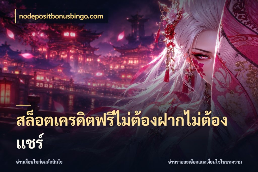 สล็อตเครดิตฟรีไม่ต้องฝากไม่ต้องแชร์ nodepositbonusbingo.com เครดิตแต่ละรูปแบบมีมุมไหนให้ดู