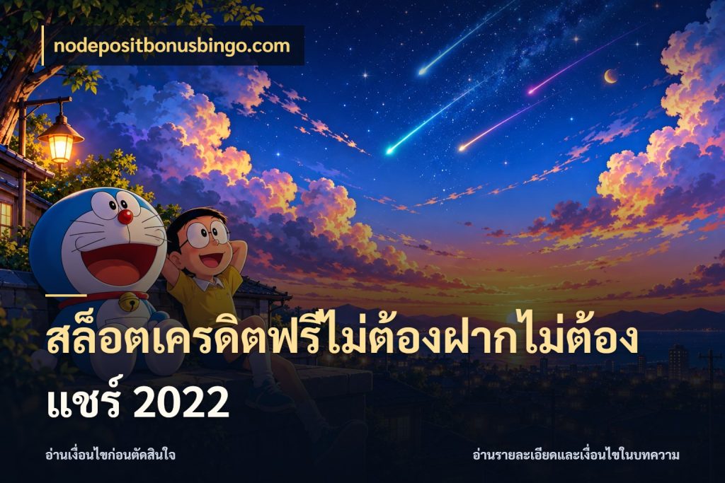 สล็อตเครดิตฟรีไม่ต้องฝากไม่ต้องแชร์ 2022 จากชื่อเครดิตฟรีสู่ความสนุกที่เข้าใจได้ ในมุม nodepositbonusbingo.com