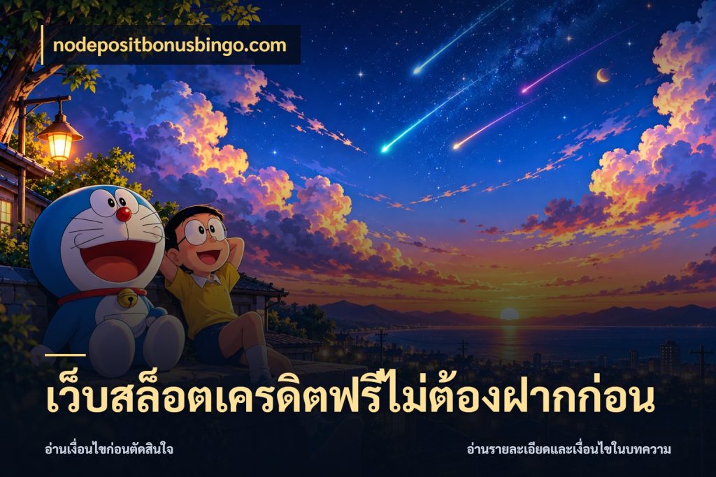 เว็บสล็อตเครดิตฟรีไม่ต้องฝากก่อน nodepositbonusbingo.com จากชื่อเครดิตฟรีสู่ความสนุกที่เข้าใจได้