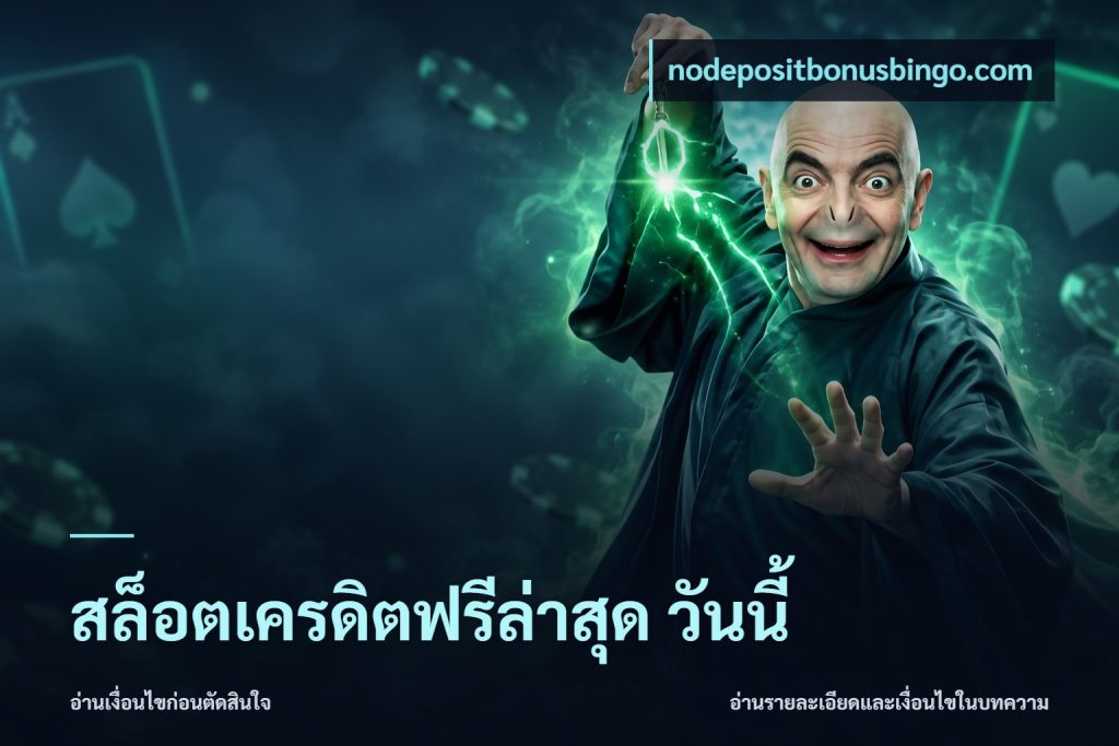 สล็อตเครดิตฟรีล่าสุด วันนี้