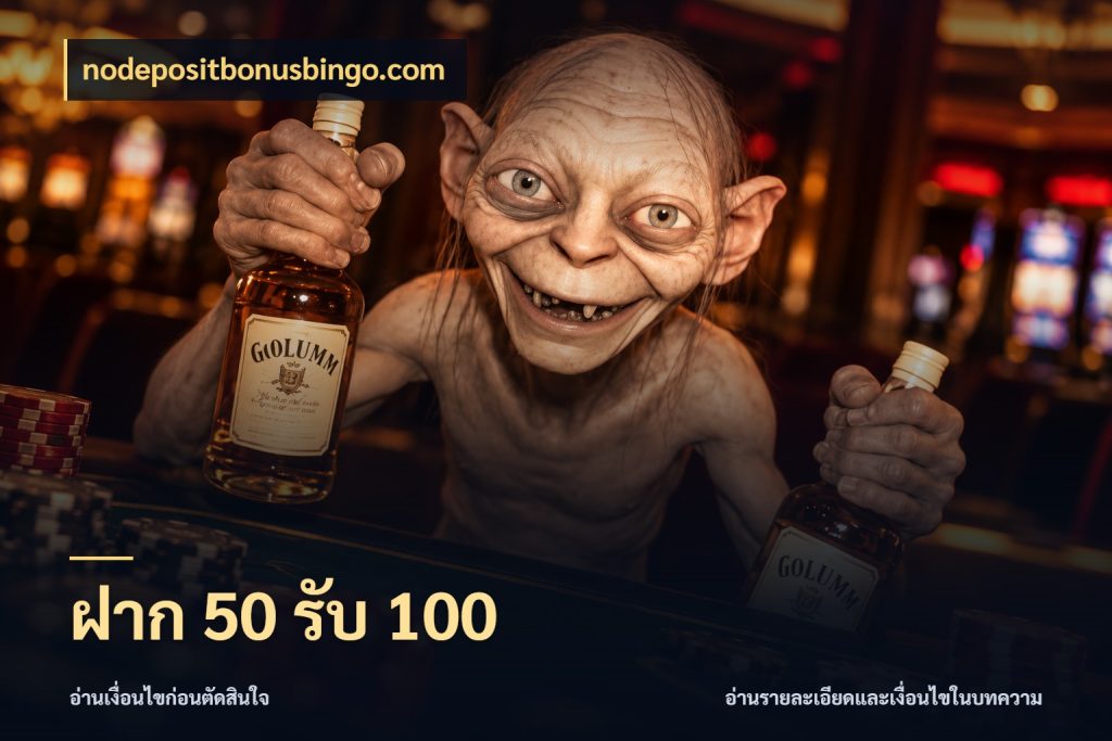 ฝาก 50 รับ 100 nodepositbonusbingo.com สนุกกับตัวเลือกโปรในสไตล์ของคุณ