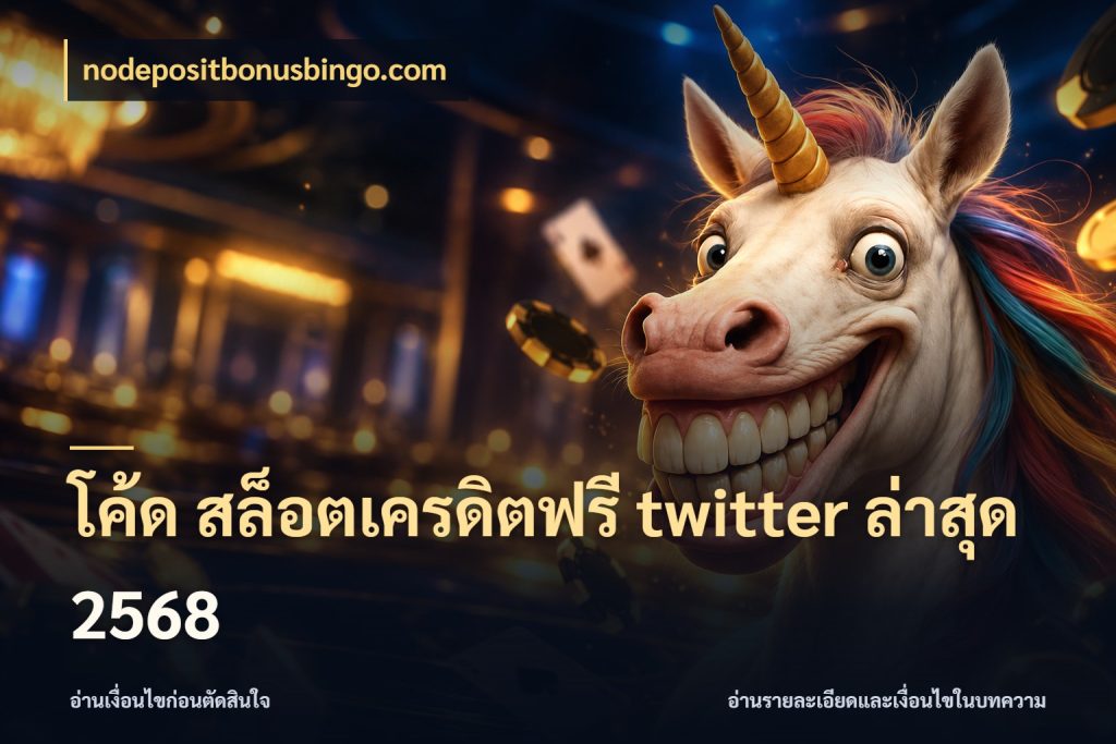 โค้ด สล็อตเครดิตฟรี twitter ล่าสุด 2568 เครดิตแต่ละรูปแบบมีมุมไหนให้ดู กับ nodepositbonusbingo.com