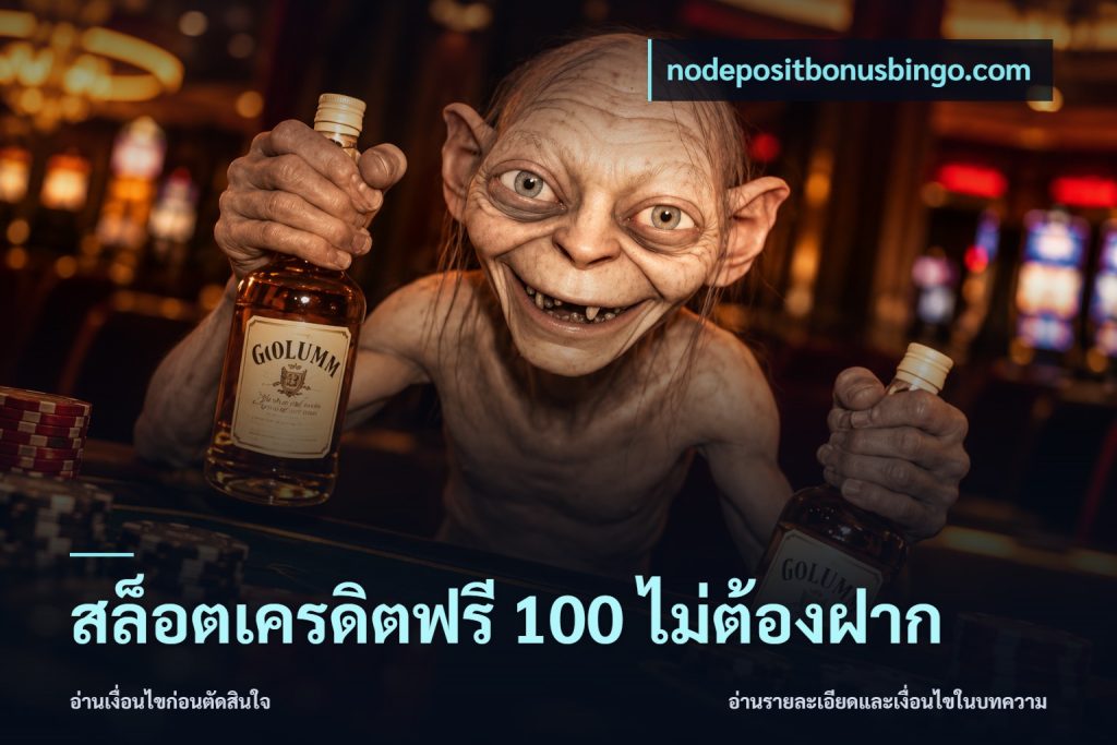 สล็อตเครดิตฟรี 100 ไม่ต้องฝาก