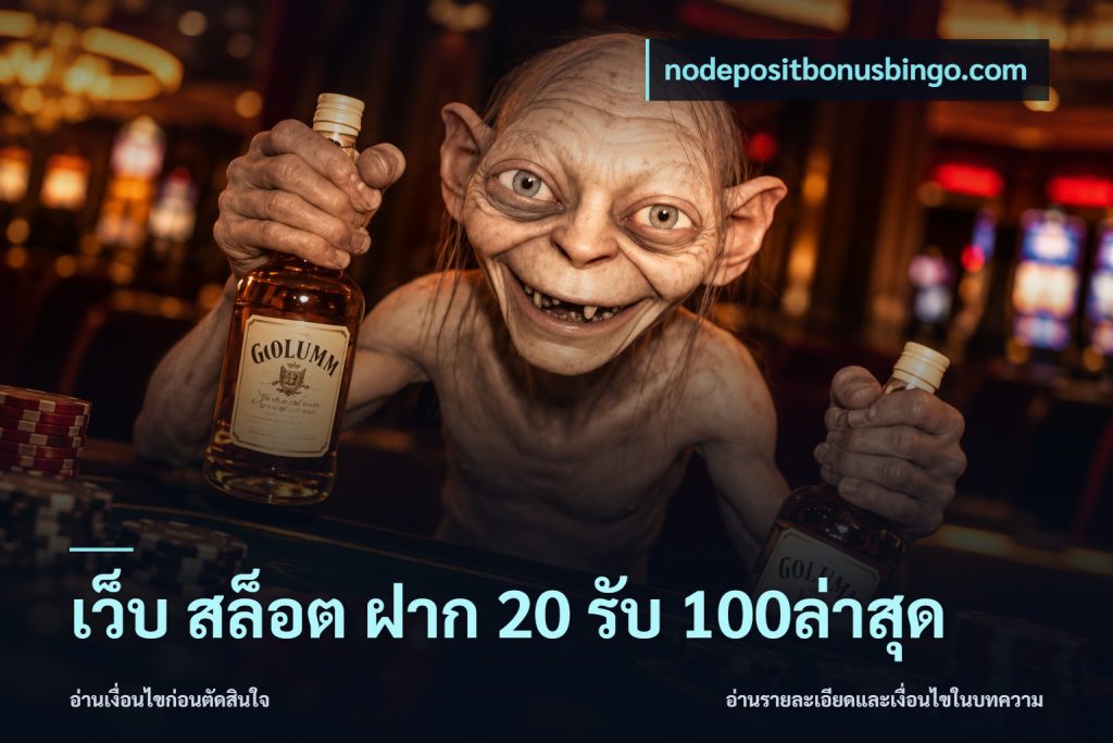 เว็บ สล็อต ฝาก 20 รับ 100ล่าสุด
