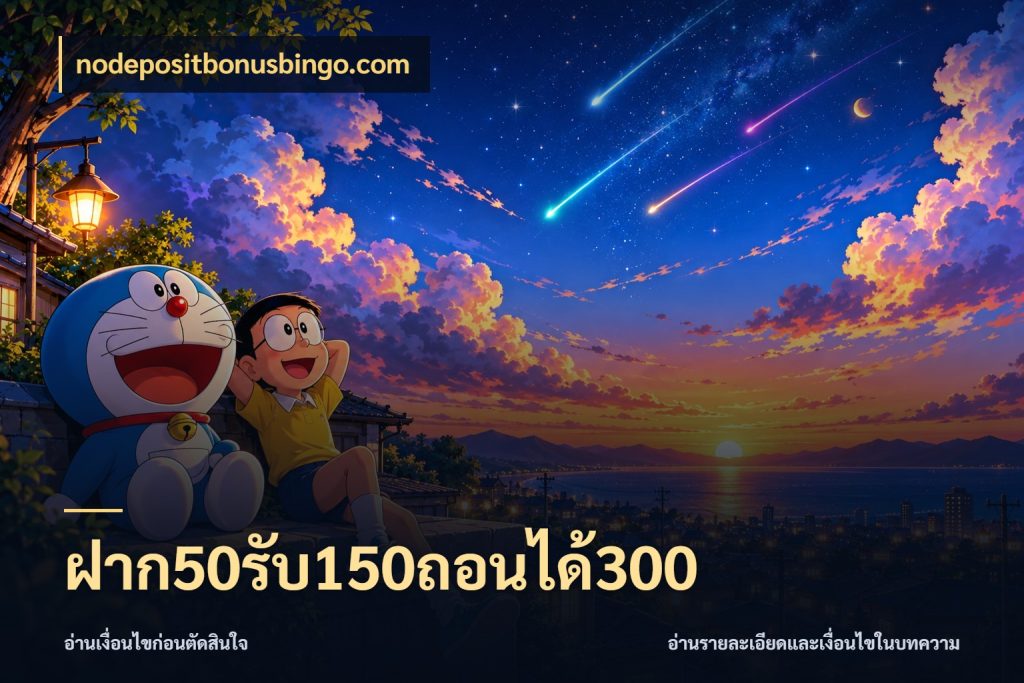 ฝาก50รับ150ถอนได้300 โปรกับเกมที่ชอบเลือกให้ตรงสไตล์ ในมุม nodepositbonusbingo.com