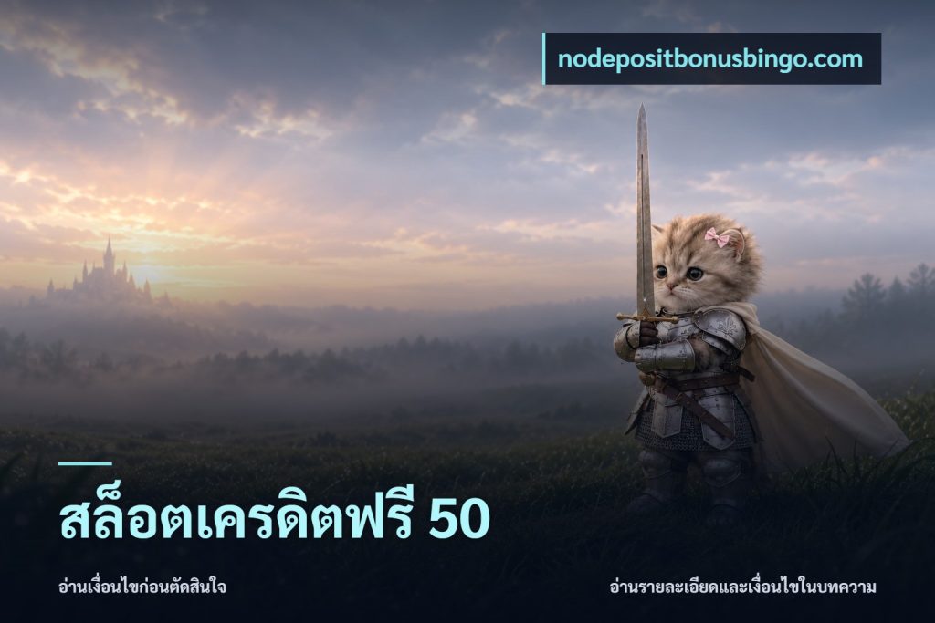 สล็อตเครดิตฟรี 50