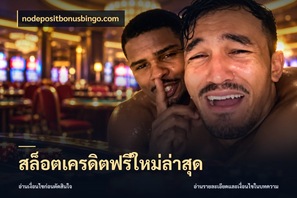 สล็อตเครดิตฟรีใหม่ล่าสุด nodepositbonusbingo.com สายโบนัสเลือกมุมเครดิตให้ตรงสไตล์