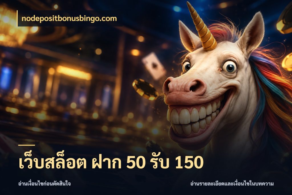 เว็บสล็อต ฝาก 50 รับ 150 สนุกกับตัวเลือกโปรในสไตล์ของคุณ ในมุม nodepositbonusbingo.com