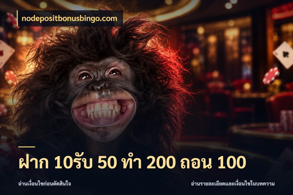 ฝาก 10รับ 50 ทํา 200 ถอน 100 สายโบนัสเลือกจังหวะสนุกได้อย่างไร ในมุม nodepositbonusbingo.com