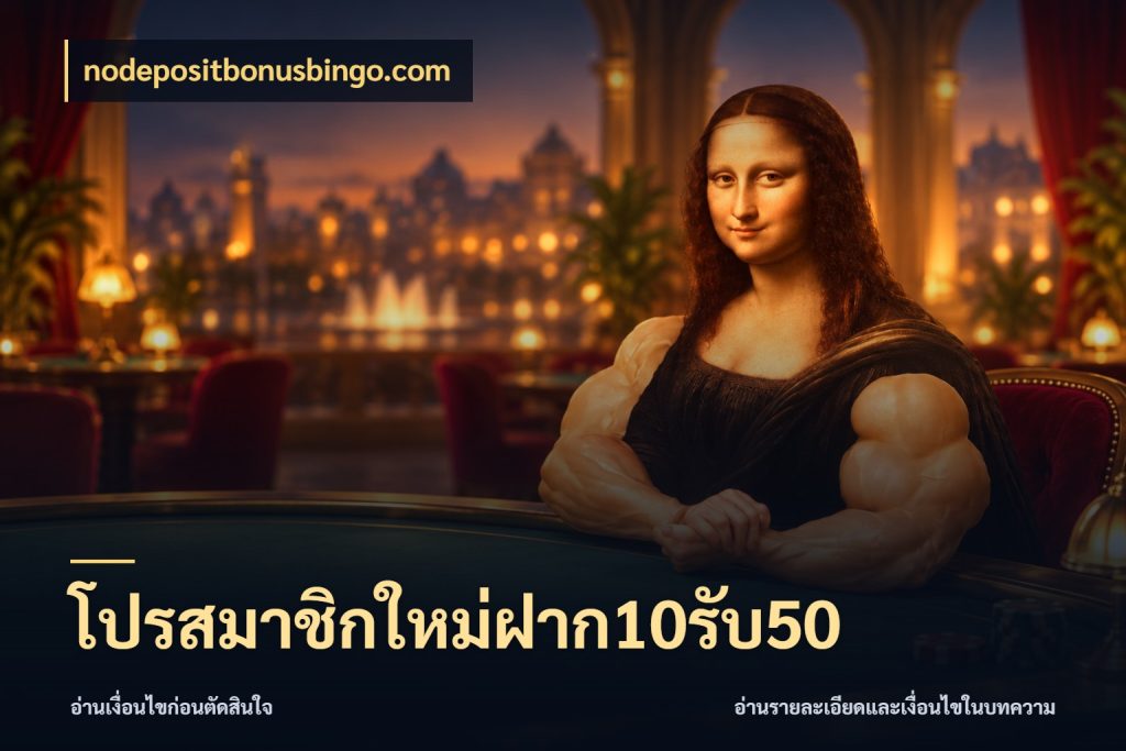 โปรสมาชิกใหม่ฝาก10รับ50 nodepositbonusbingo.com เครดิตกับรูปแบบโปรที่ตรงใจ