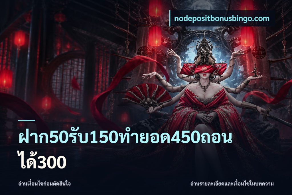 ฝาก50รับ150ทำยอด450ถอนได้300