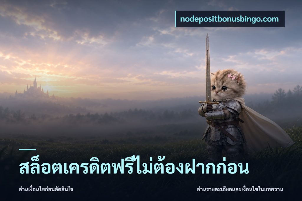 สล็อตเครดิตฟรีไม่ต้องฝากก่อน