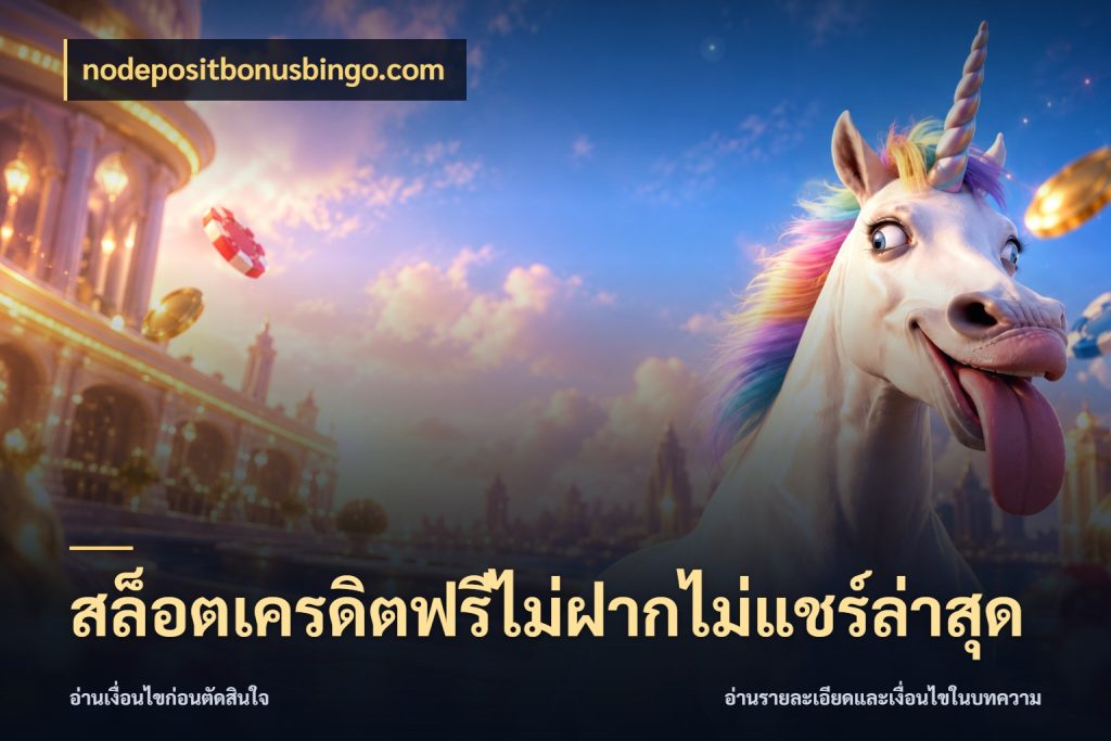 สล็อตเครดิตฟรีไม่ฝากไม่แชร์ล่าสุด nodepositbonusbingo.com จากชื่อเครดิตฟรีสู่ความสนุกที่เข้าใจได้