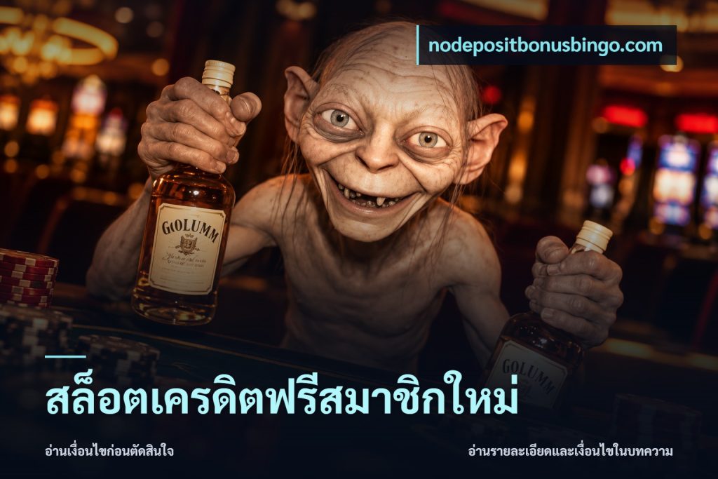 สล็อตเครดิตฟรีสมาชิกใหม่