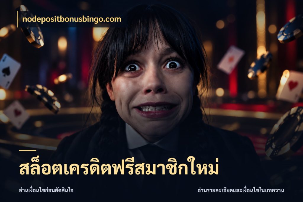 สล็อตเครดิตฟรีสมาชิกใหม่ รู้จักยอดและขอบเขตของเครดิตฟรี สไตล์ nodepositbonusbingo.com