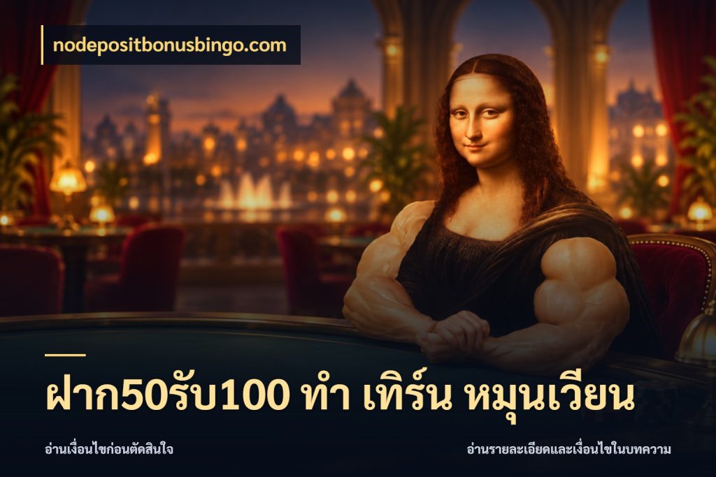 ฝาก50รับ100 ทํา เทิร์น หมุนเวียน ยอดฝากและยอดรับในมุมของคนชอบลุ้น กับ nodepositbonusbingo.com